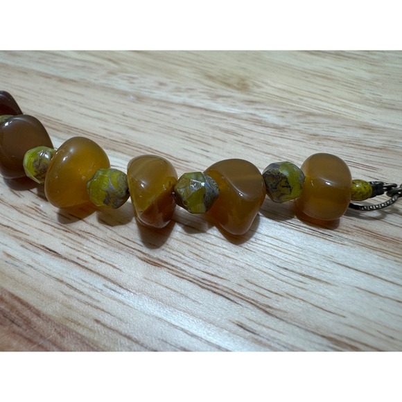 Vintage Agate 18" Necklace and Earrings Set - Picture 13 of 13